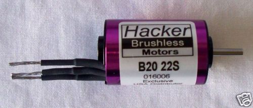 BRAND NEW HACKER BRUSHLESS MOTOR B20 22S  