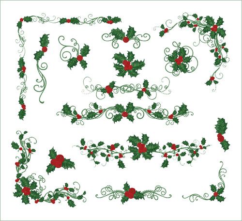 Mistletoe Carnival Machine Embroidery designs 5x7 hoop  