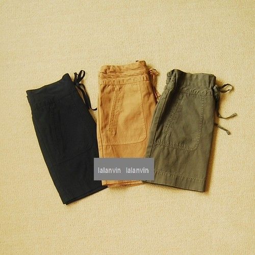 crew Drawstring Paperbag Cotton Canvas Army Cargo Skirt 00 6 New 