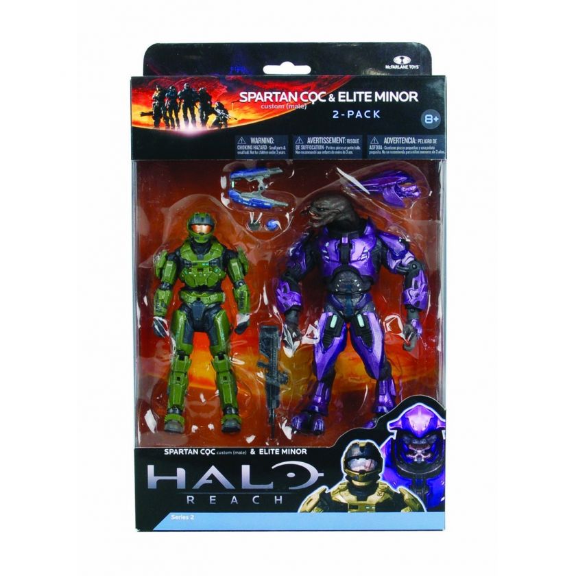 Halo Reach Series 2 Spartan Vs Elite 2 Pack Figure  