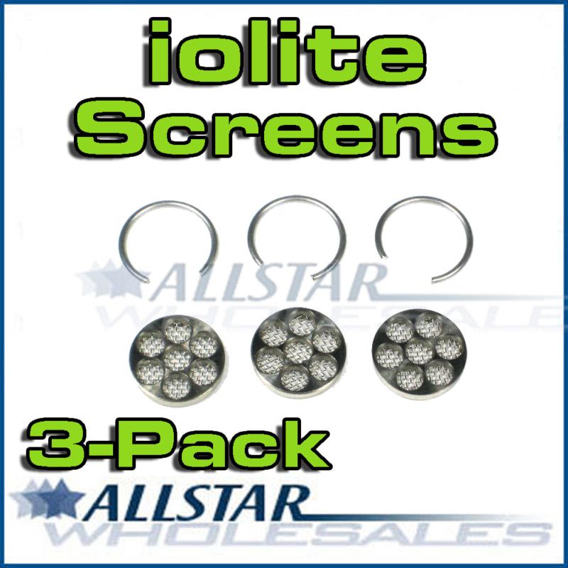 IOLITE FILLING CHAMBER MESH SCREEN 3 PAK REPLACEMENT  