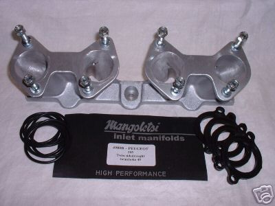 PEUGEOT 205 1.6/1.9 INLET MANIFOLD WEBER 45 DCOE x2 NEW  