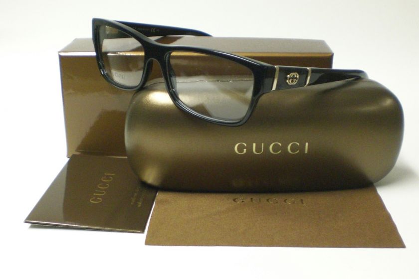 NEW GUCCI GG3133 GG 3133 BLACK 807 EYEGLASSES 54  