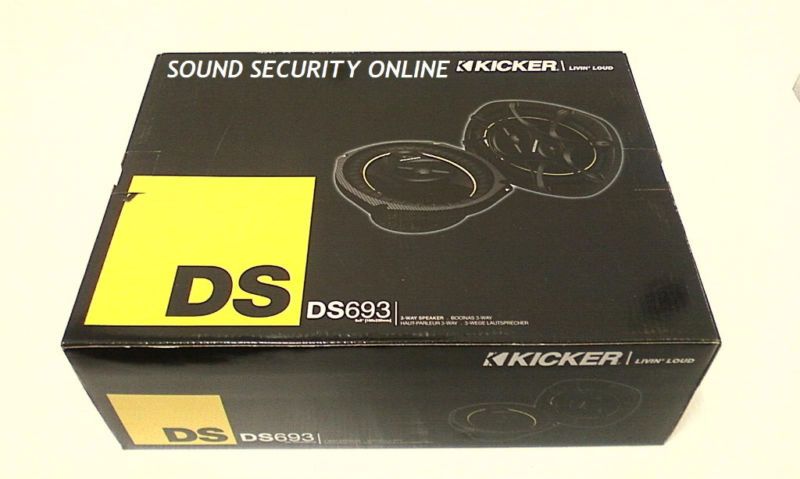 KICKER 11DS693 6 X 9 3 WAY CAR SPEAKER BRANDNEW  