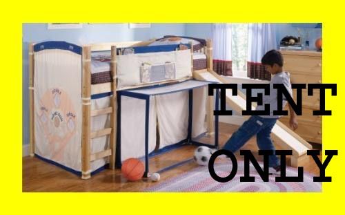 New Boys Girls Sports *Tent ONLY* Loft Bunk Kids Bed NR  