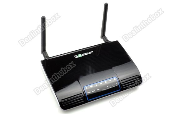   Wireless N WiFi Broadband Modem Router 4 Lan Ports Antenna Network
