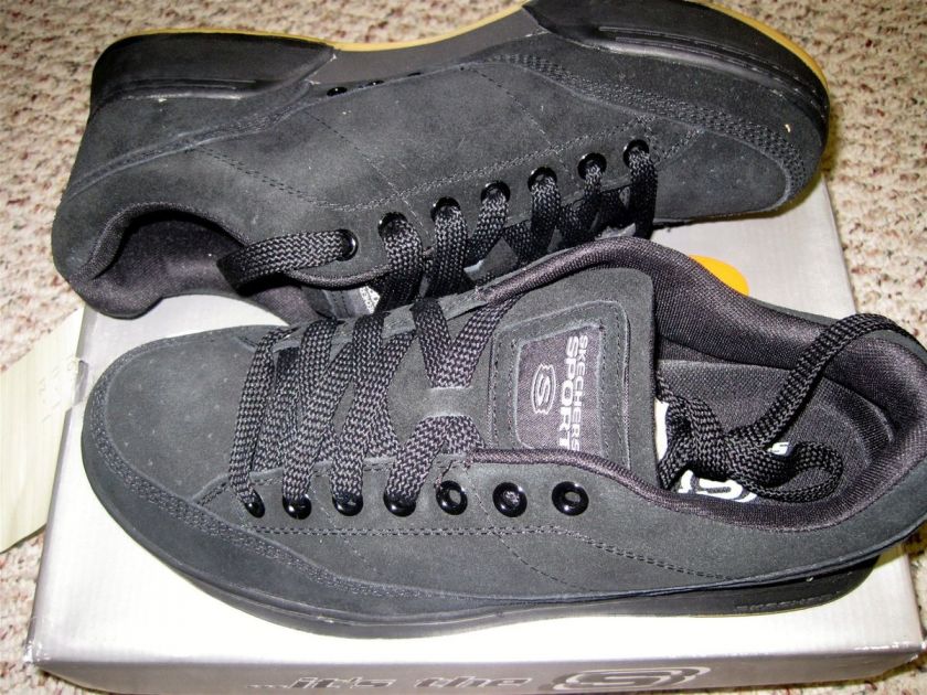 Skechers Klone Mens Skate Shoes Black Suede Cronies III  