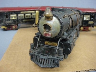 RARE IVES BLACK DIAMOND SET 1122 4 4 2 ENGINE,#25 TENDER, 141,141, 142 