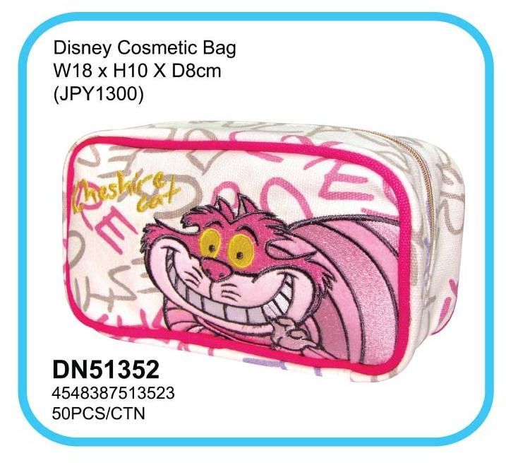 Alice in Wonderland Cheshire Cat Cosmetic Bag BN  