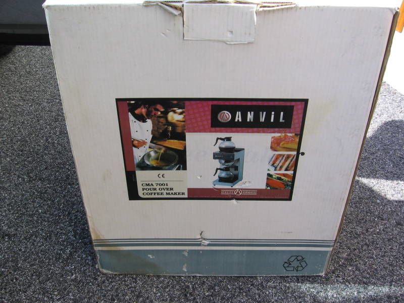 ANVIL COFFEE MAKER STAINLESS CMA 7001 NO WAIT BY NOW  