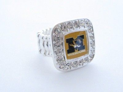 Missouri Tigers Stretch Ring Jewelry MU  