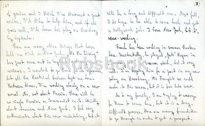AYN RAND 8 Page Autograph Letter SIGNED 1937 MARCELLA RABWIN GONE WITH 