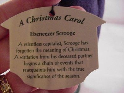Byers Choice Ebenezer Scrooge 2004 In His Night Clothes W/ TAG 