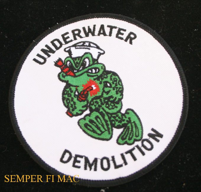 UDT PATCH US NAVY SEAL WW 2 KOREA Underwater TEAM FROG  