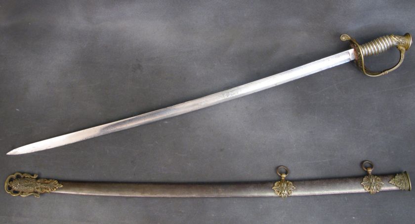 Original U.S. Civil War Silver Gripped Officers Presentation Sword