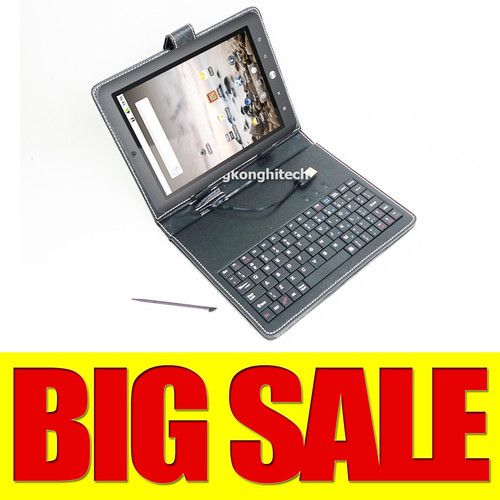 Case + USB Keyboard for 8 Coby Kyros MID8024 C07B  