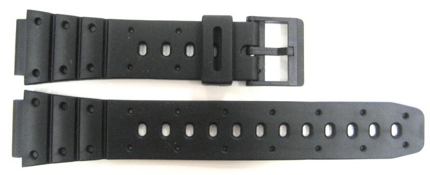 17MM RUBBER CASIO TS 100,TRI 10W REPLACEMENT BAND  