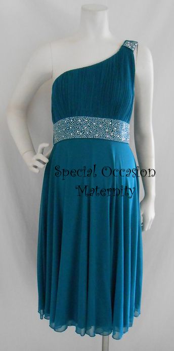   Band Dress Bolero Shoulder Maternity LARGE Special Formal Cocktail NWT