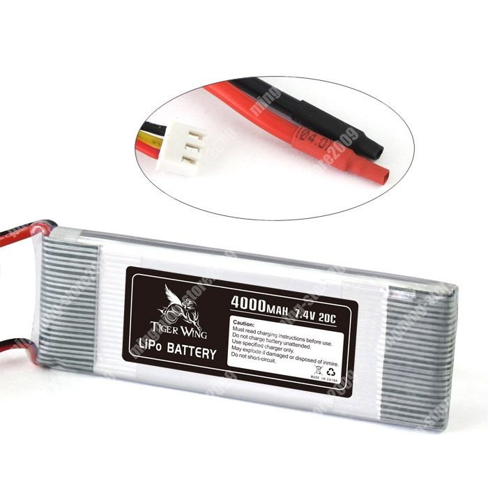 4V 4000mAh 20C lipo lLi poly RC Battery AKKU RC Car Scale Boat FOR 