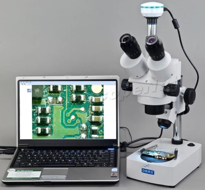 90x Zoom Stereo Microscope 2MP Camera for Windows 7  