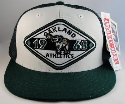 OAKLAND ATHLETICS TRUCKER SNAPBACK HAT AMERICAN NEEDLE  