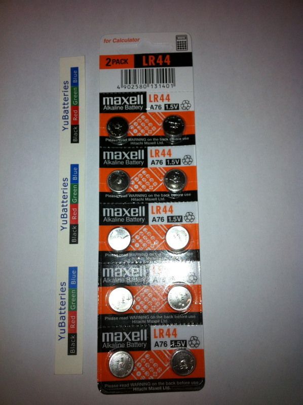 30 New Maxell LR44 A76 AG13 357 GPA76 LR1154 Batteries 3 x 10/Pack 