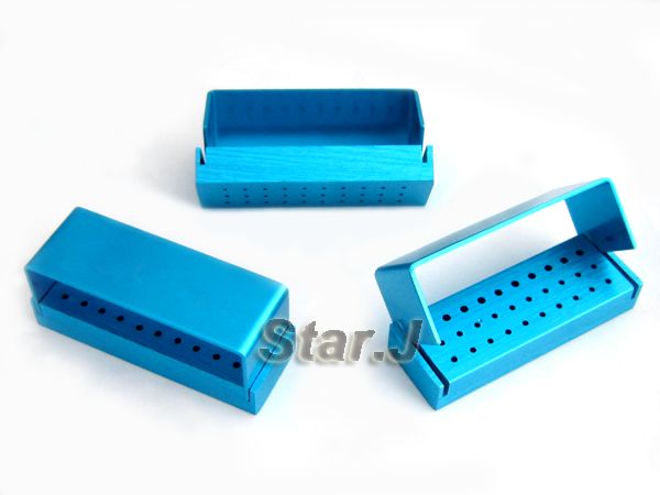   quality dental bur block with cover 30 holes 20 holes for fg bur point