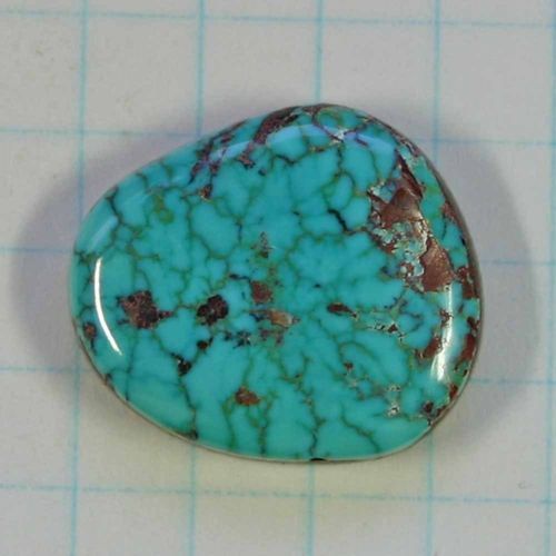 Bisbee Blue Turquoise Mine cab. I 138  