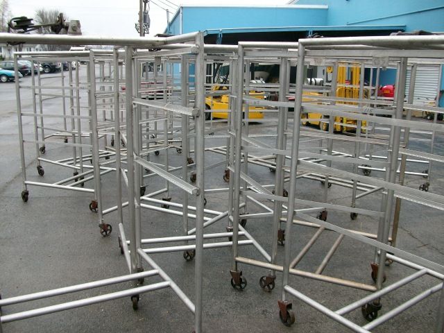 All S.S. 4 Wheel Double Trolley for Hanging 42 Long 39 Wide Will Nest 