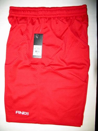 AND 1 MESH MENS BASKETBALL SHORTS   NEW  