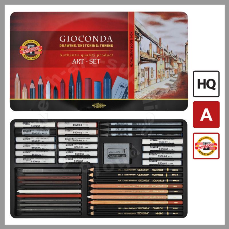 KOH I NOOR GIOCONDA DRAWING SET, 39 pcs. 8891 8593539057413  