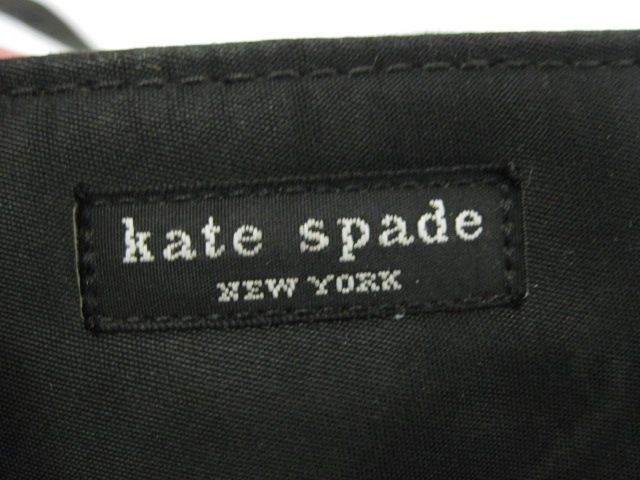 AUTH KATE SPADE Black Nylon Shoulder Handbag  