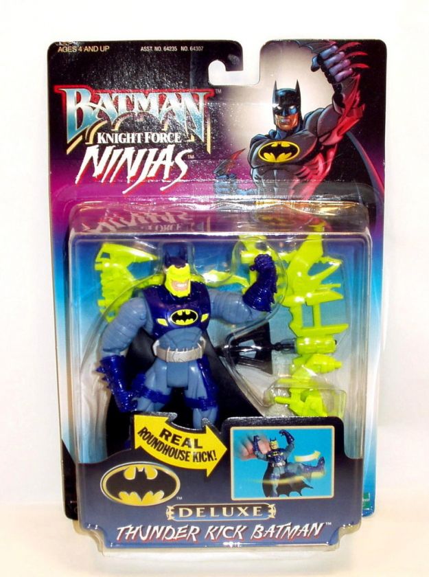   Ninjas Deluxe Thunder Kick Batman 1998 Free Ship & Pro Pack  