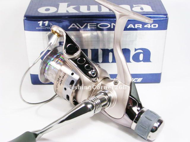 Okuma Aveon AR 40 Spinning Reel Fishing AR40 Free Spool on PopScreen