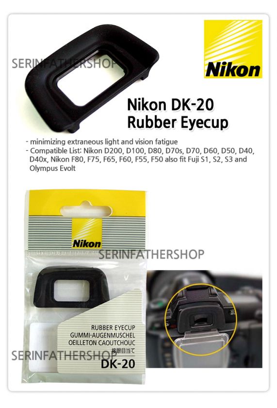 New Nikon DK 20 DK20 Eye Cup Eyecup Eyepiece for D200 D100 D80 D70 D60 