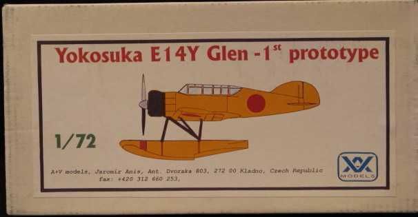 72 YOKOSUKA E14Y GLEN Floatplane 1st Prototype *MINT*  