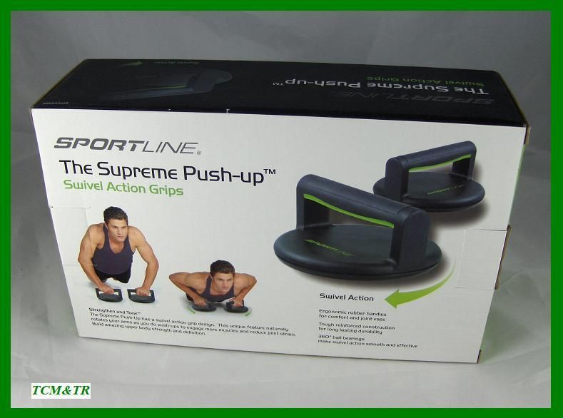 Sportline Supreme Push Up Swivel Action Grips NIB  