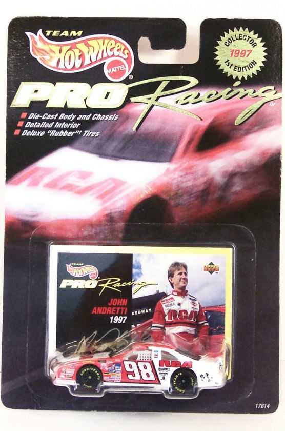   ~ PRO RACING ~ JOHN ANDRETTI ~ #98 RCA ~ 1/64 074299174063  