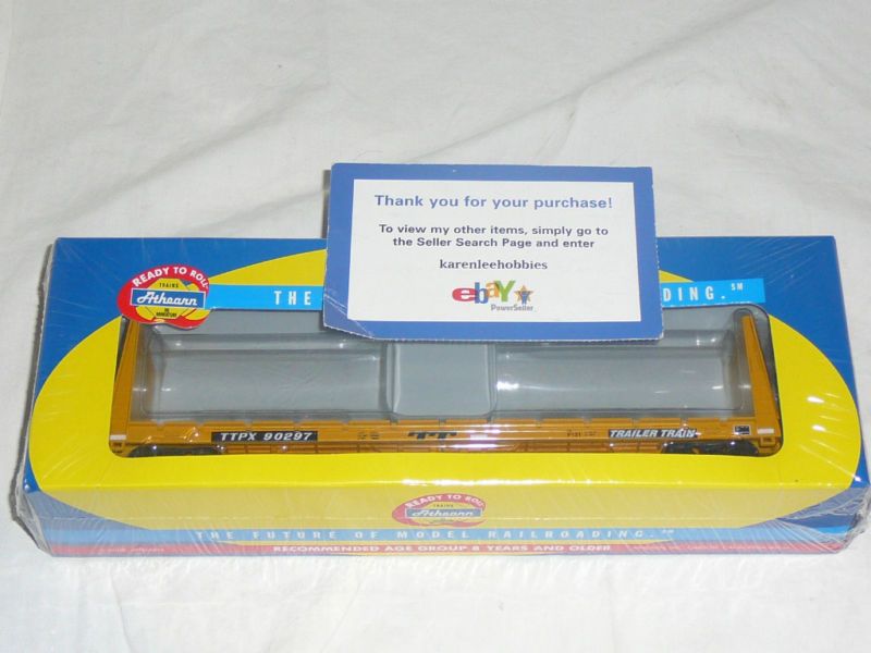 HO TRAILER TRAIN 60 BULKHEAD FLAT CAR  ATHEARN #88112  