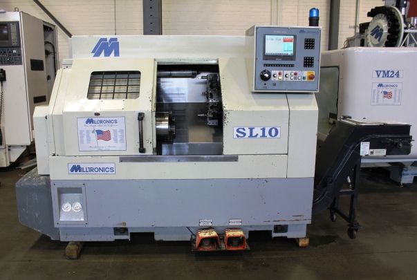 SL 10 MILLTRONICS CNC Slant Bed Lathe With Centurion 6 Control (New 