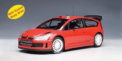 Autoart 1/18 CITROEN C4 WRC PLAIN BODY VERSION   RED 80736  