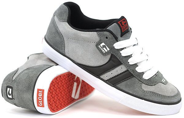 GLOBE Shoes ENCORE MENS Skate Boarding Shoe CHARCOAL GREY Black 