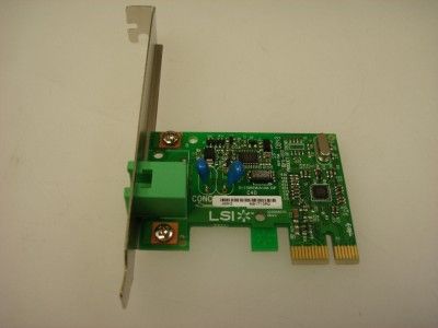 LSI Anatel 2264 07 4259 CNC 54 6147 PCI E 56k Modem Card  