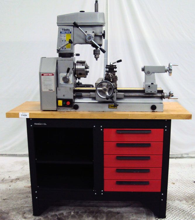 Smithy Midas 1220 XL Combo Lathe/Mill/Drill Mounted On Kencraft 1550 on