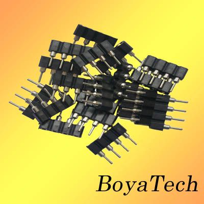 20PCS Female 4 Pin Black Connector For 5050 Led Strip  