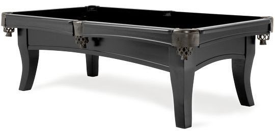 foot POOL TABLE THE SOUTH BEACH in BLACK by BERNER BILLIARDS 