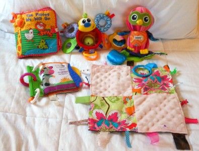 INFANT ACTIVITY DEVELOPMENT TOY LOT ~ CARTERS BABY EINSTEIN LAMAZE ~ 5 