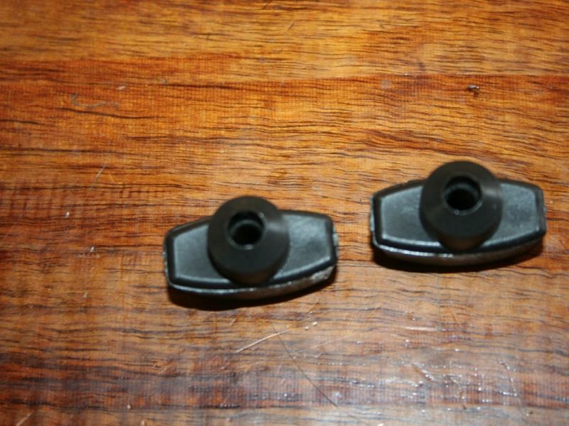 WATERSKI ADJUSTABLE REAR BINDING WING NUTS PAIR  