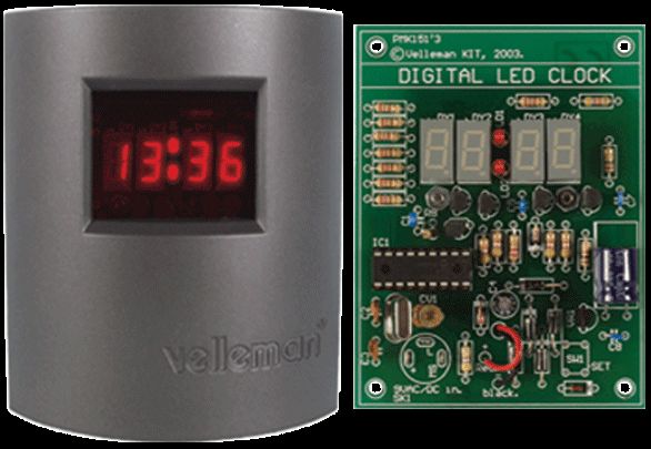 Velleman MK151 Electronic LED Clock Kit  