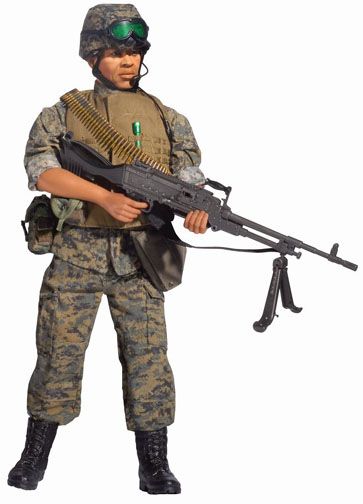 Dragon US Marine 1/6 scale 12 USMC M 240 Gunner Soldier Rick Hamilton 